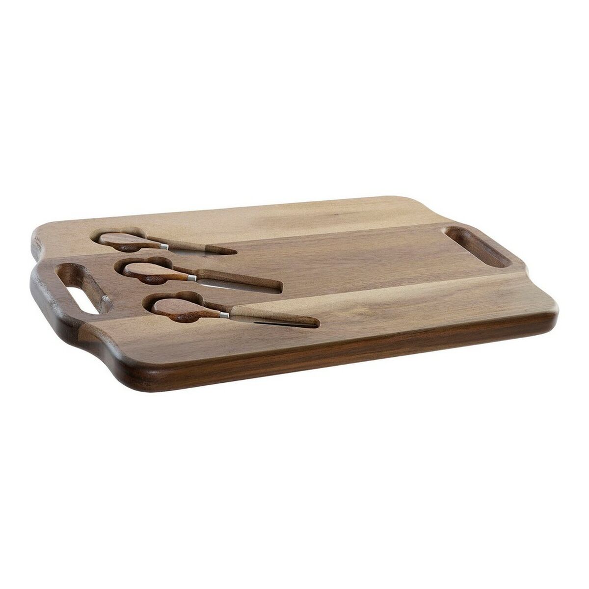 Skärbräda DKD Home Decor 42 x 25 x 2,2 cm Naturell Akaciaträ - 4