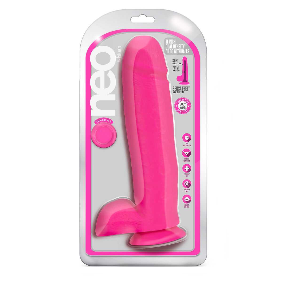 Realistisk dildo Blush Neo PVC Ø 5,3 cm (21,6 cm) - 5