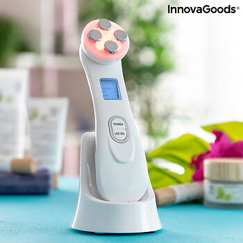 Ansiktsmassager med radiofrekvens, fototerapi och elektrostimulering Wace InnovaGoods V0103440 (Renoverade A)