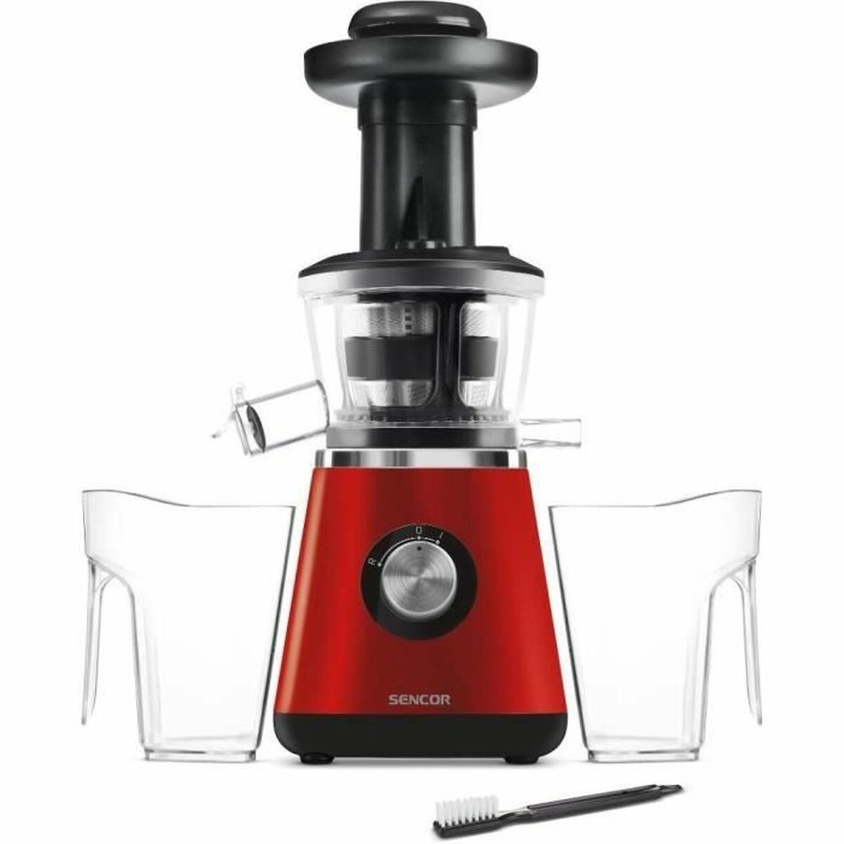 Elektrisk Juicepress Sencor SSJ 4042RD Svart Röd 60 W