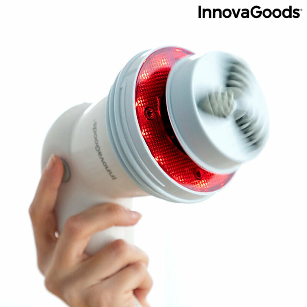 5-i-1 Vibrerande och cellulitmotverkande massageenhet med infrarött ljus Cellyred InnovaGoods Vit (Renoverade B) - 8