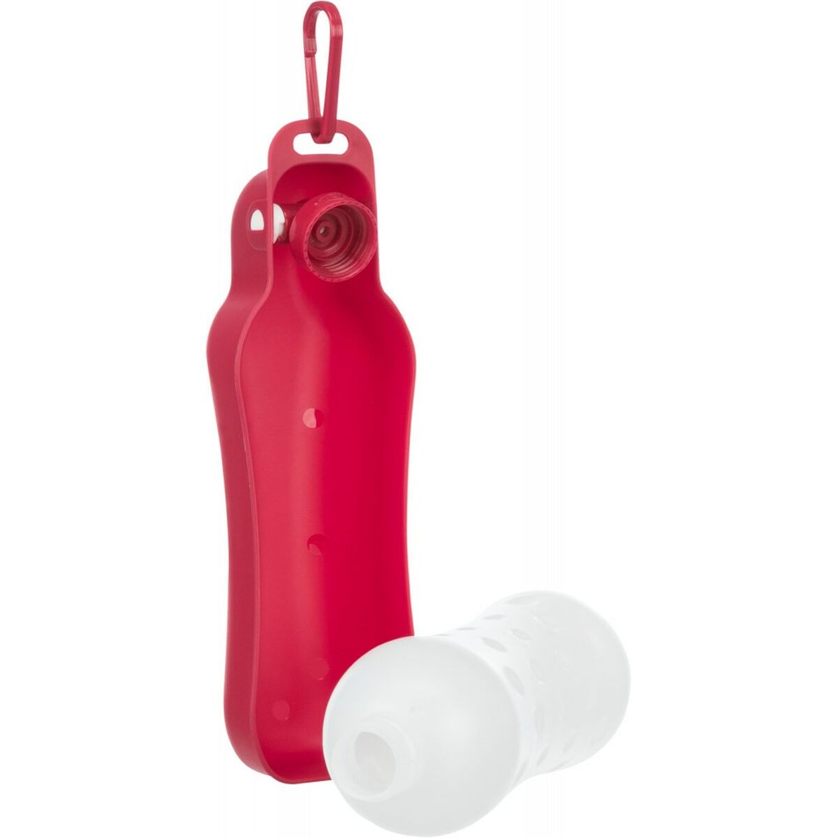 Hopvikbar matskål för Husdjur Trixie 2461 Plast 500 ml Röd - 4