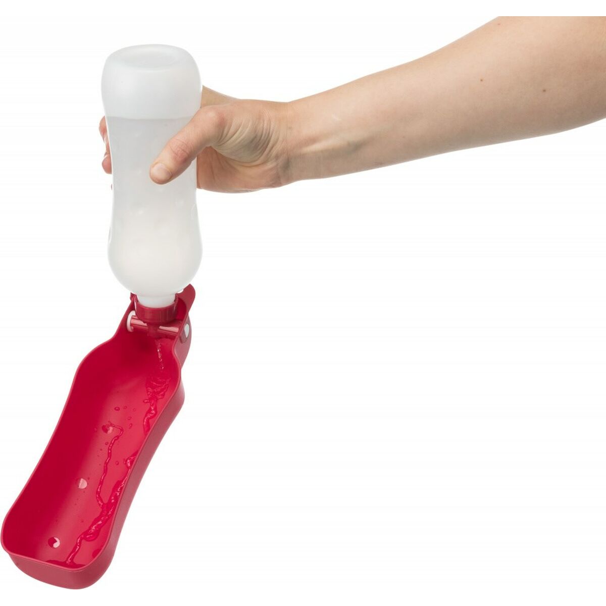 Hopvikbar matskål för Husdjur Trixie 2461 Plast 500 ml Röd - 7