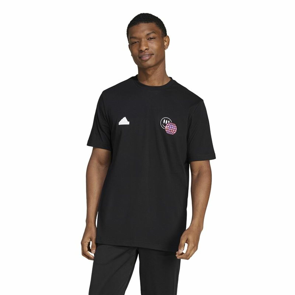 T-shirt med kortärm Herr Adidas House Of Tiro Summer Graphic Svart - 2