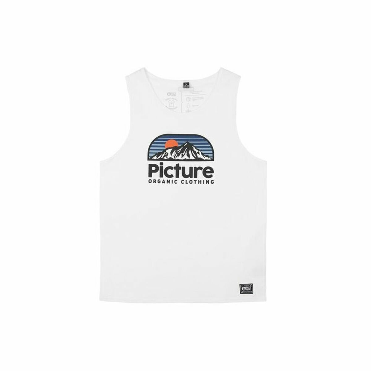 Ärmlös sporttröja Herr Picture Authentic Tank B Vit - 9