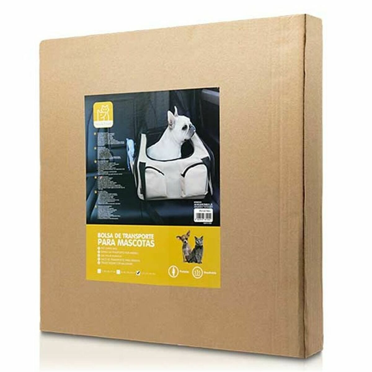 Handväska för husdjur PS1307BEL Beige - 9