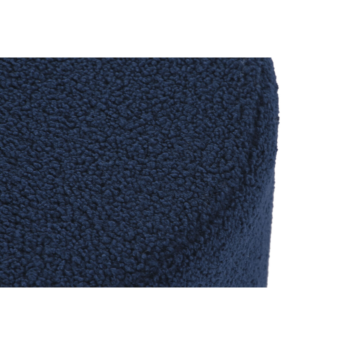 Fotpall DKD Home Decor Blå Sammet 55 x 55 x 40 cm - 4