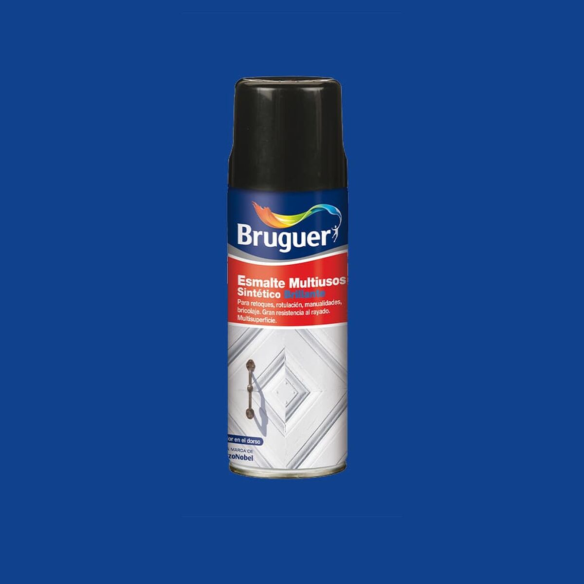 Syntetisk emaljfärg Bruguer 5197983 Spray Flera användningsområden Luminous Blue 400 ml - 2