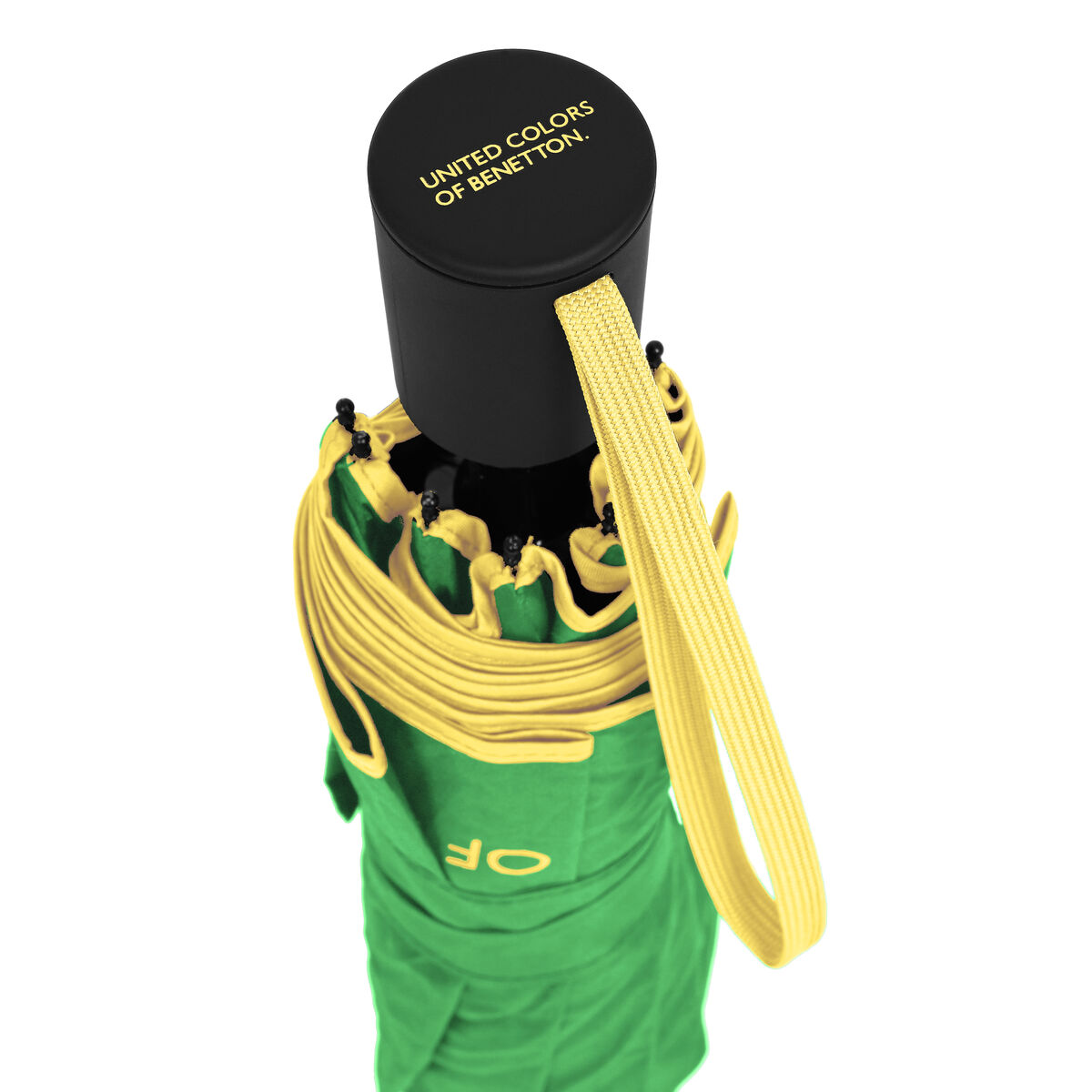 Hopfällbart paraply Benetton Grön (Ø 93 cm) - 5