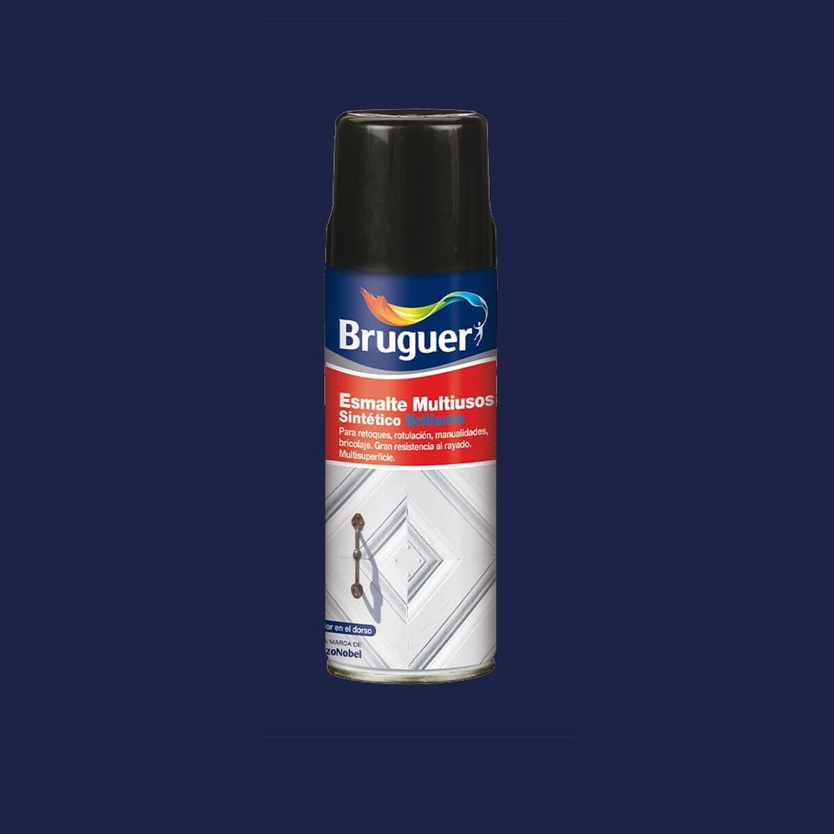 Syntetisk emaljfärg Bruguer 5197982 Spray Flera användningsområden 400 ml Koboltblått - 2
