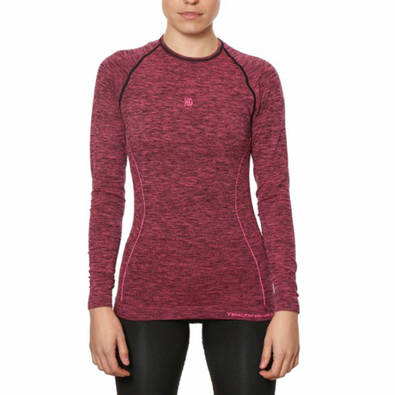 Överdel underställ, Dam Sport Hg Hg-8052 Svart Magenta - 5
