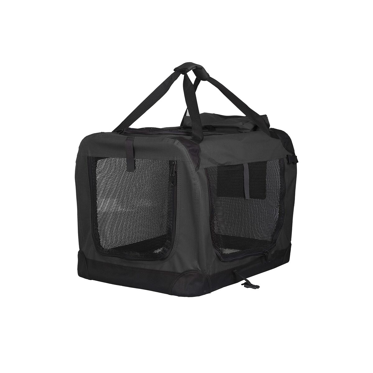 Pet Transport Cage PS1310BKM Svart (Storlek M) - 2