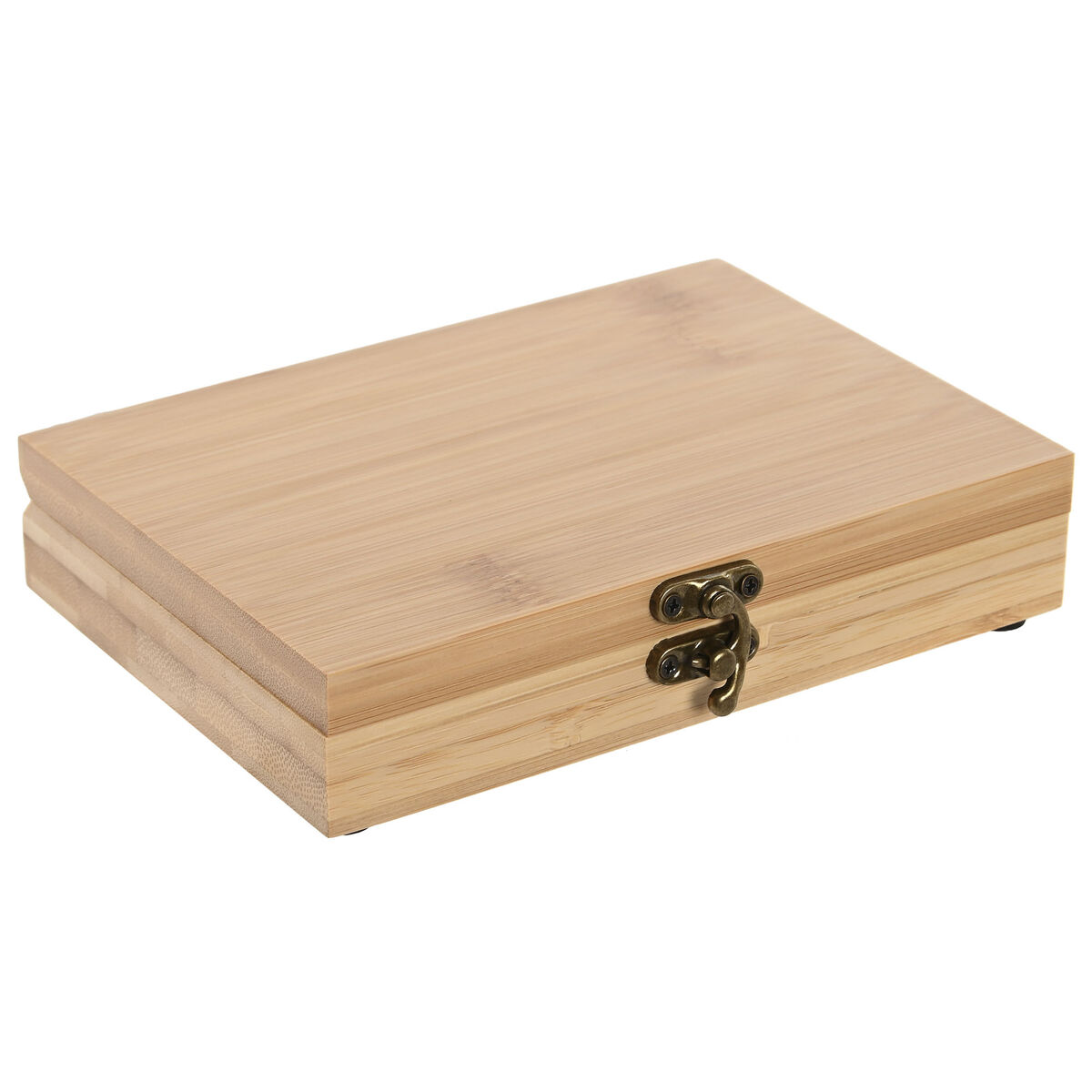 Set med Vintillbehör Home ESPRIT Naturell Bambu 16 x 11 x 3 cm - 4