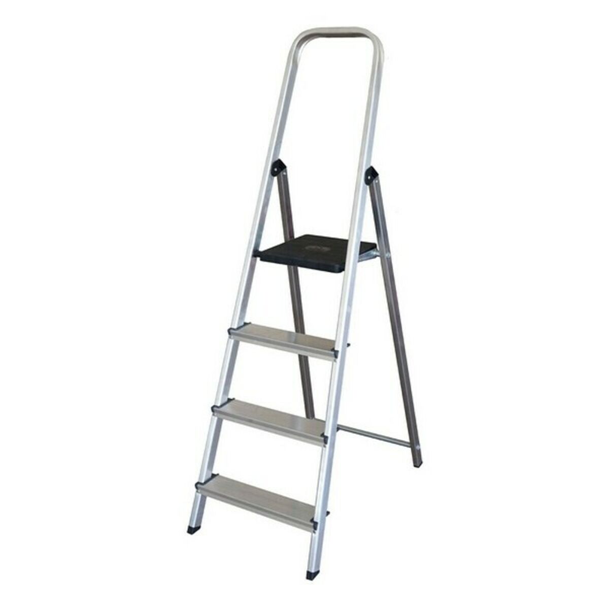Hoppvikbar trappstege, 4 steg Antia Aluminium 152 x 42,5 x 12 cm - 4