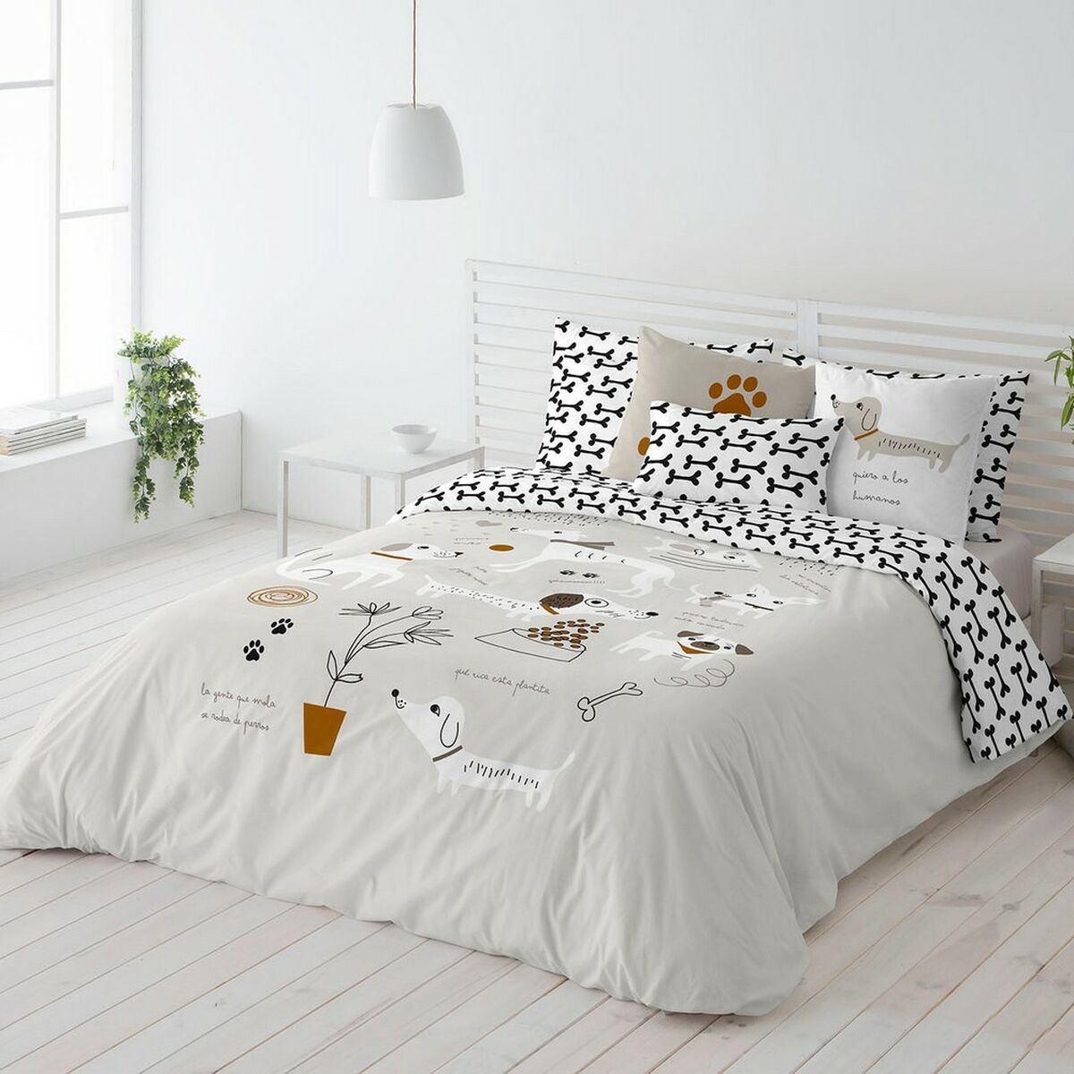 Påslakan Panzup Dogs Säng 150/160 (240 x 220 cm) - 8