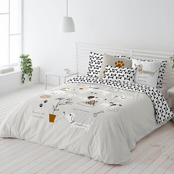 Påslakan Panzup Dogs Säng 150/160 (240 x 220 cm)