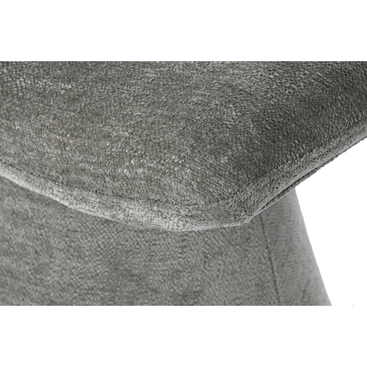 Fotpall Home ESPRIT Grå Polyester Trä MDF Modern 52 x 40 x 48,5 cm - 3
