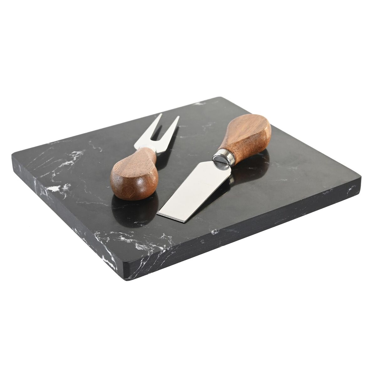 Ostbricka DKD Home Decor Marmor Akaciaträ 36 x 27 x 2 cm - 6