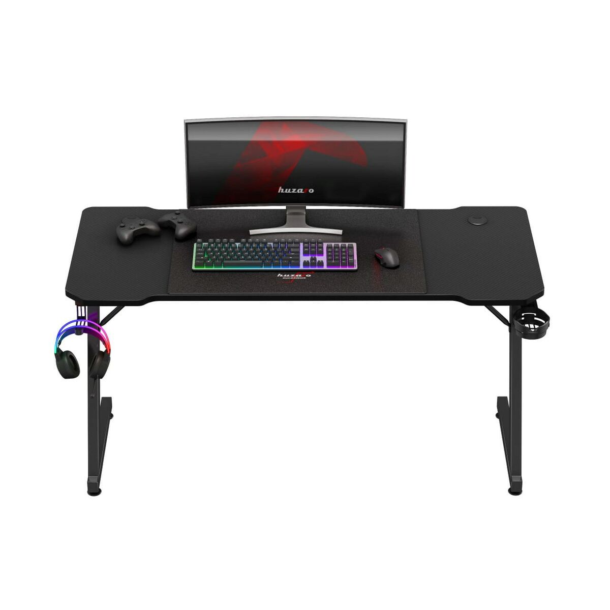 Skrivbord Huzaro HZ-Hero 3.3 Svart 140 x 60 cm - 4