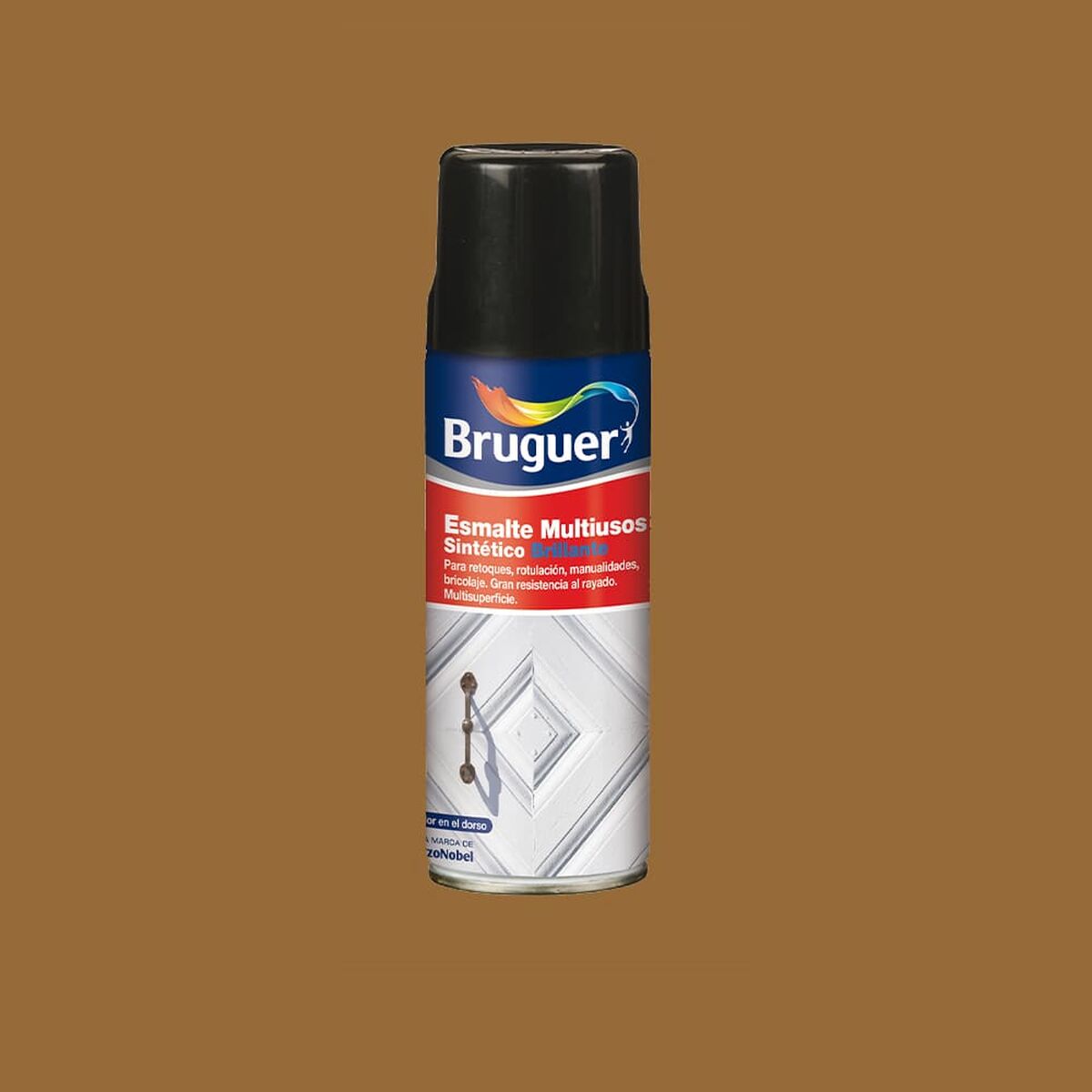 Syntetisk emaljfärg Bruguer 5197980 Spray Flera användningsområden 400 ml Sämskskinn - 2