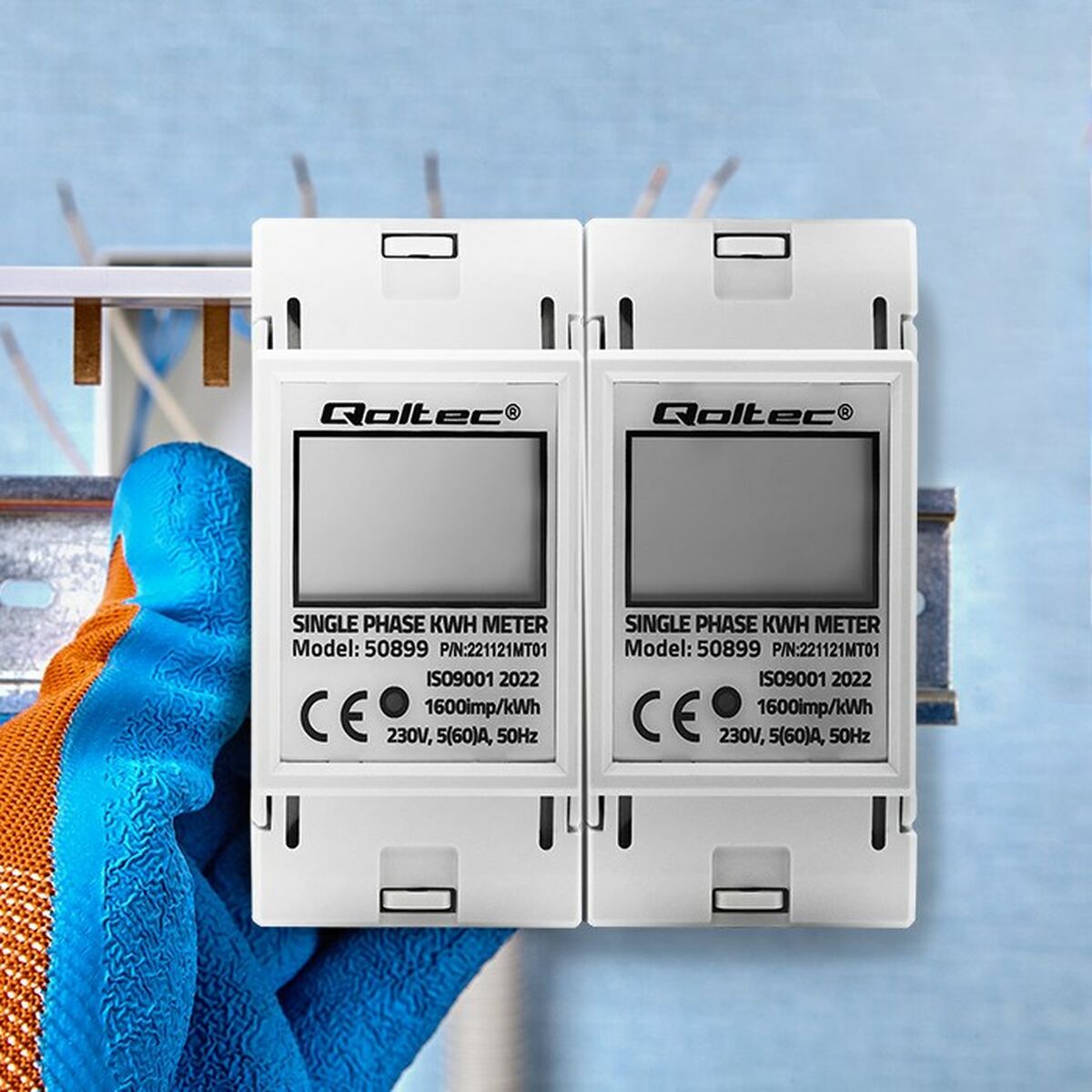 Energiförbrukningsmätare Qoltec 50899 - 2
