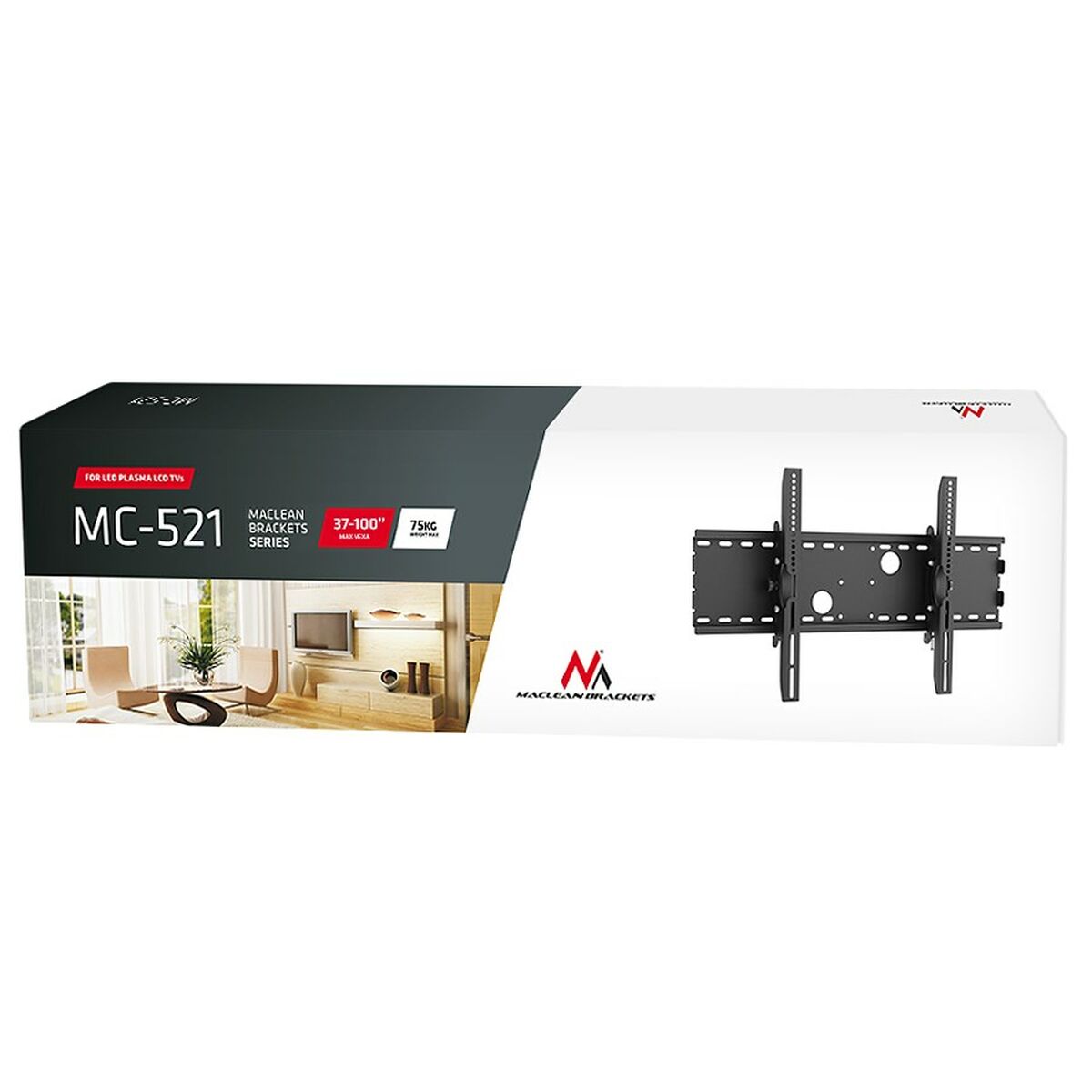 TV-fäste MacLean MC-521 B 70" 37" 75 Kg - 5