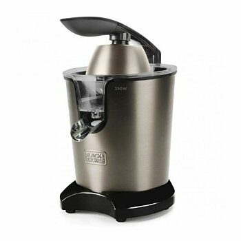 Elektrisk Juicepress Black & Decker ES9240080B Svart Grå 350 W 650 ml