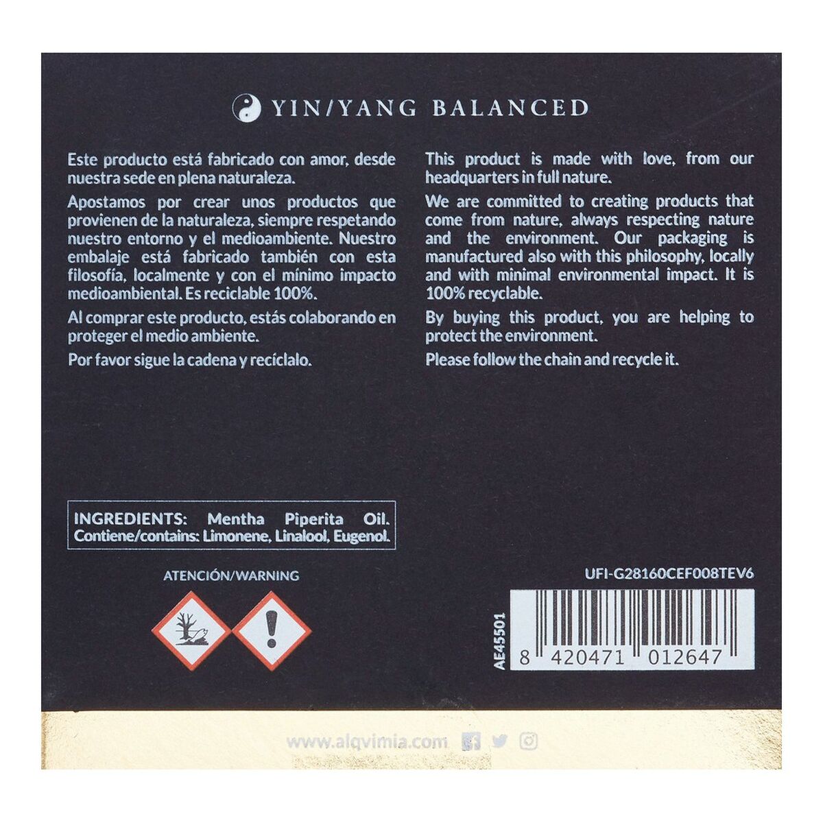 Eterisk olja Peppermint Alqvimia TP-8420471012647_1235-186_Vendor (10 ml) - 8