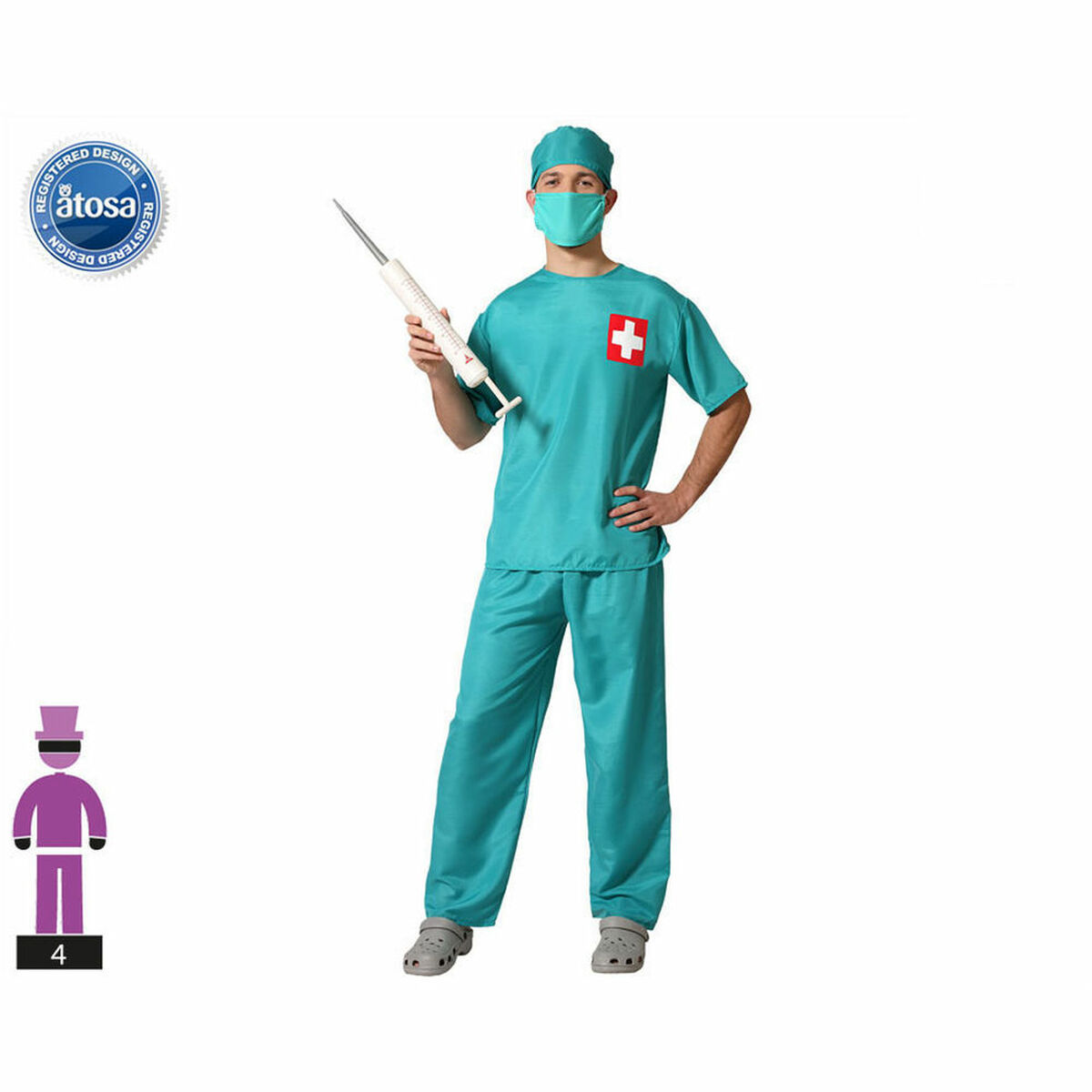 Maskeraddräkt vuxna Doktor - 7