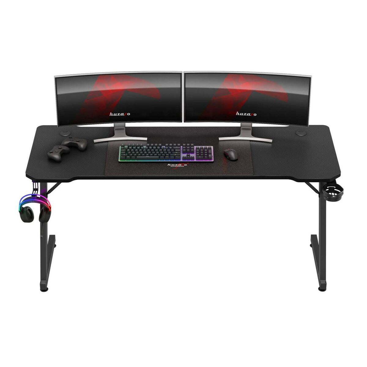 Skrivbord Huzaro HZ-Hero 4.8 Svart 160 x 60 cm - 6