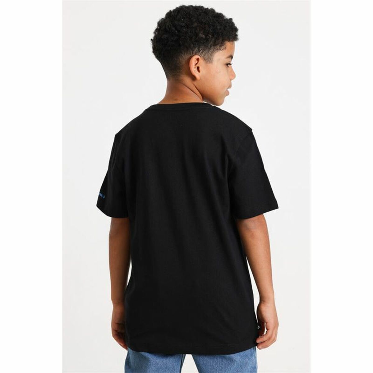 Barn T-shirt med kortärm Converse Sustainable Core Svart - 2