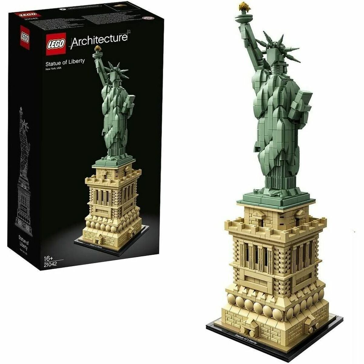 Byggsats   Lego Architecture 21042 The Statue of Liberty         Multicolour