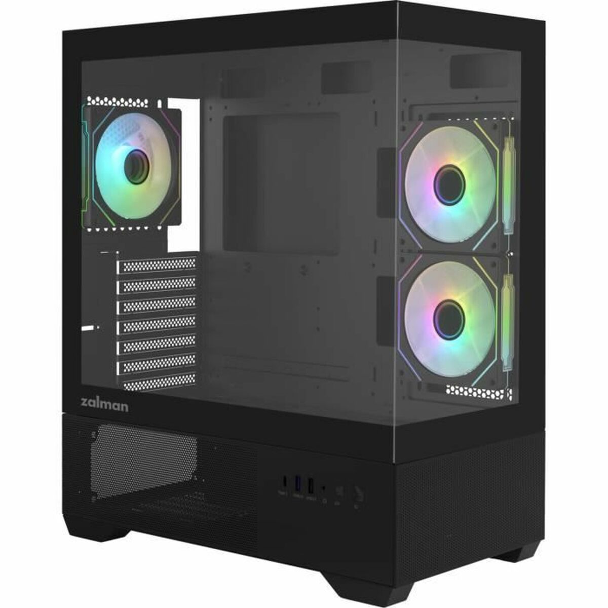 ATX Semitorn Zalman CHRONIX Svart - 2