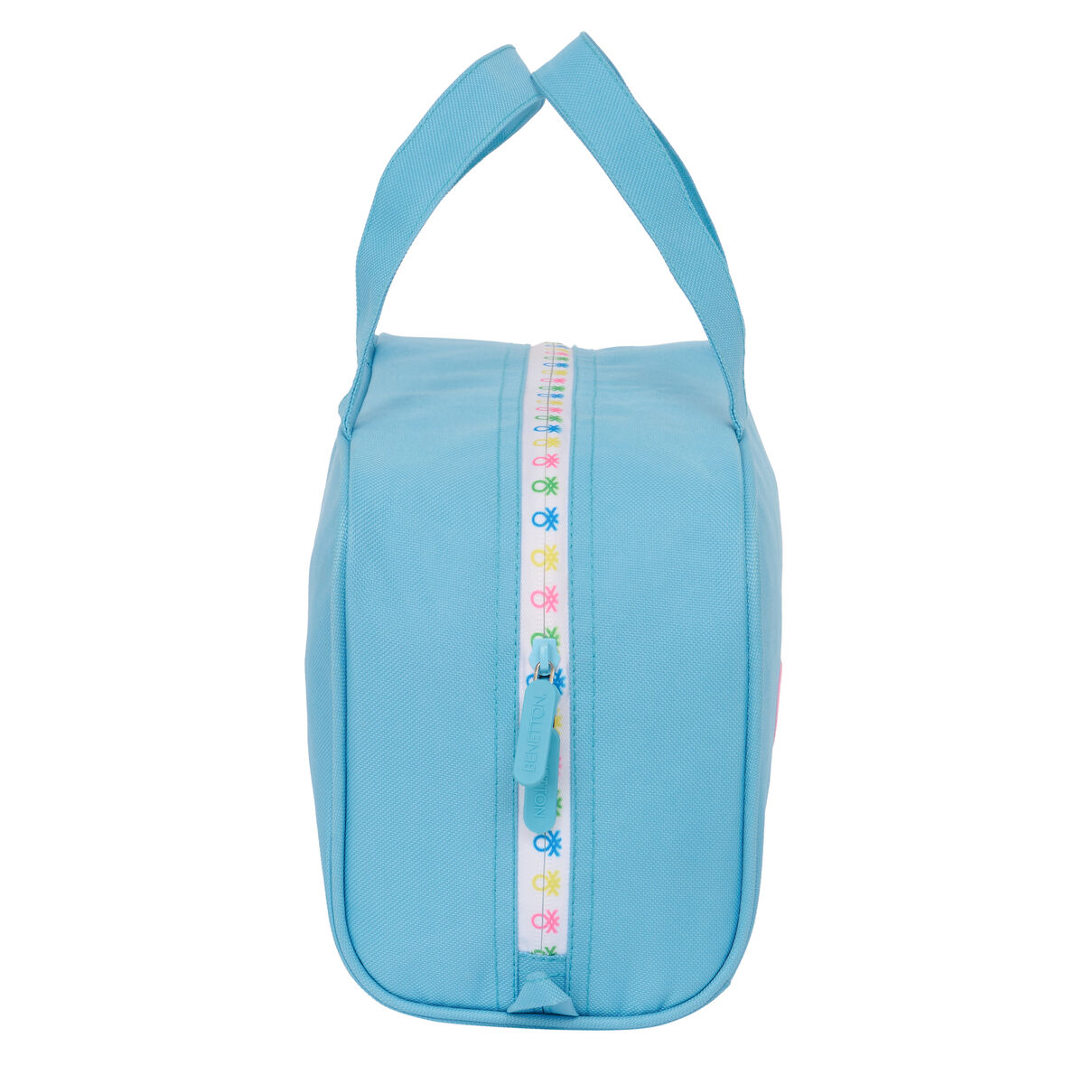 Skolnecessär Benetton Spring Himmelsblå 31 x 14 x 19 cm - 3