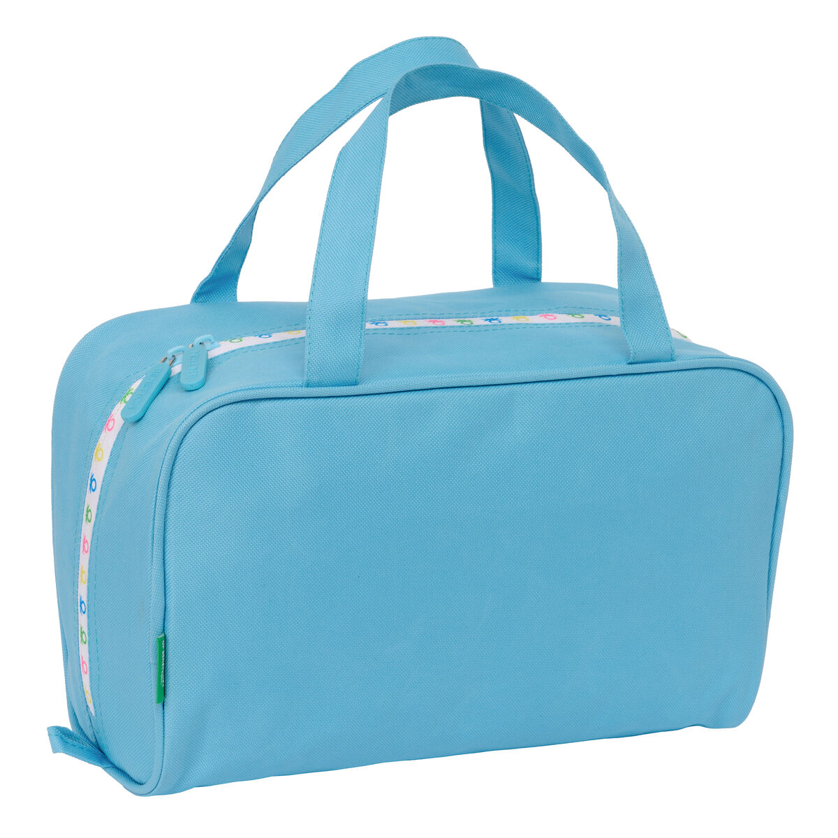 Skolnecessär Benetton Spring Himmelsblå 31 x 14 x 19 cm - 5