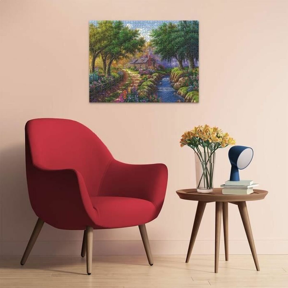 Pussel Ravensburger Cottage By The River - 4