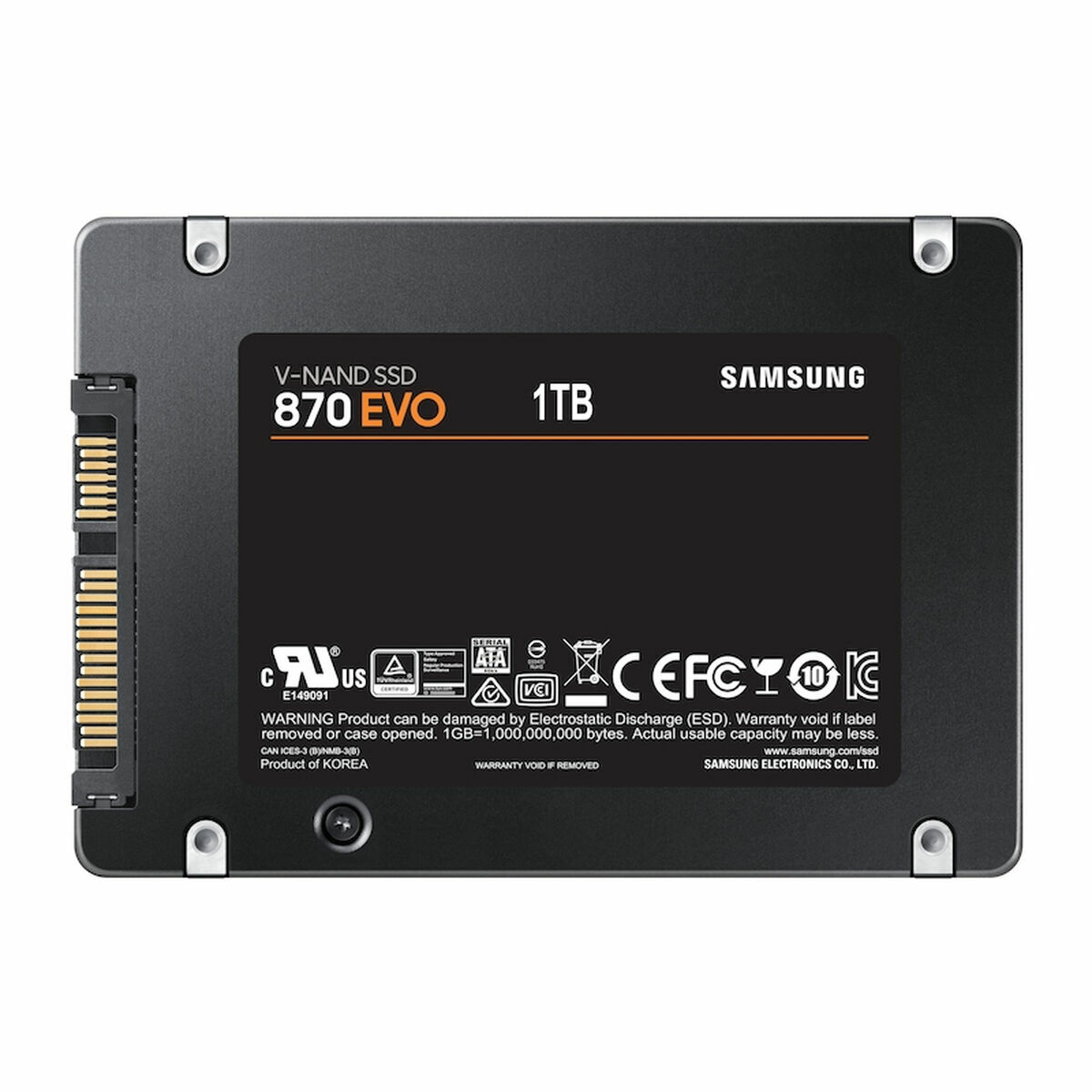 Hårddisk SSD Samsung MZ-77E1T0B/EU 2,5" SATA3 1 TB SSD - 5