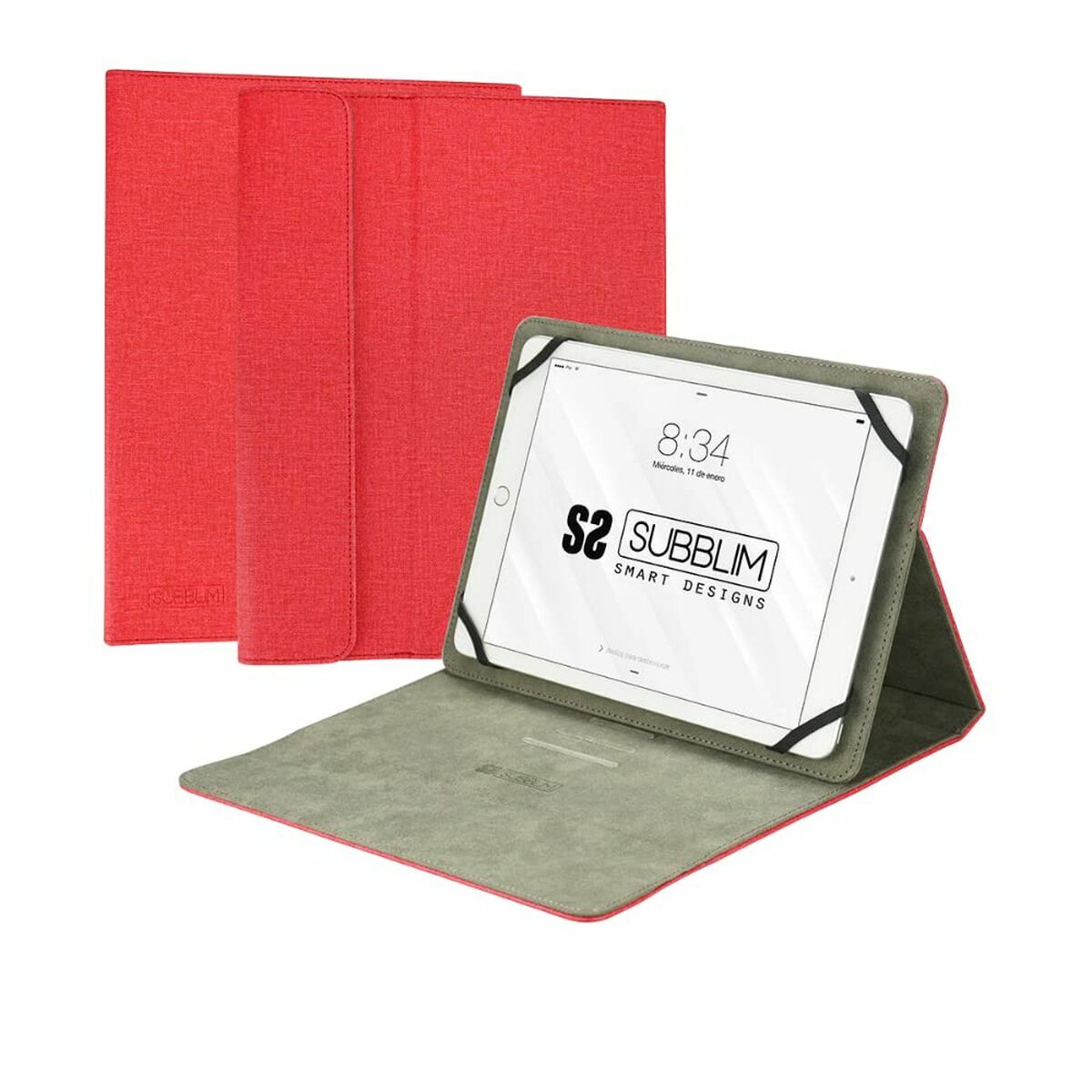 Fodral till Läsplatta Subblim SUB-CUT-1CT002 Röd - 2