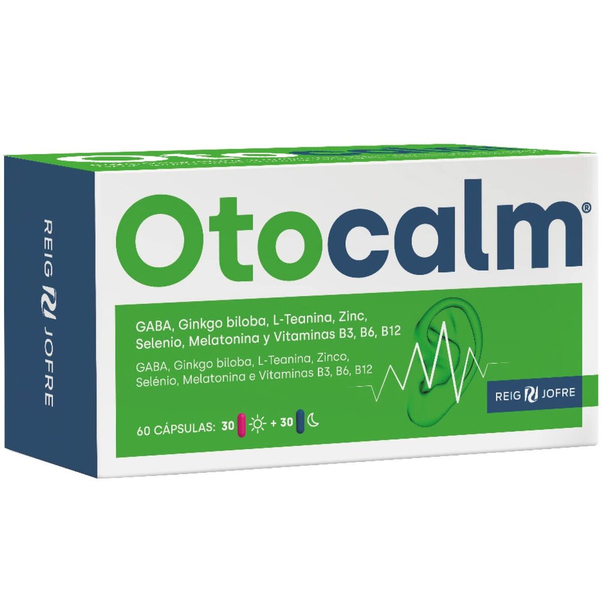 Behandling av bruna fläckar Forté Pharma Otocalm 60 Kapslar (60 antal)