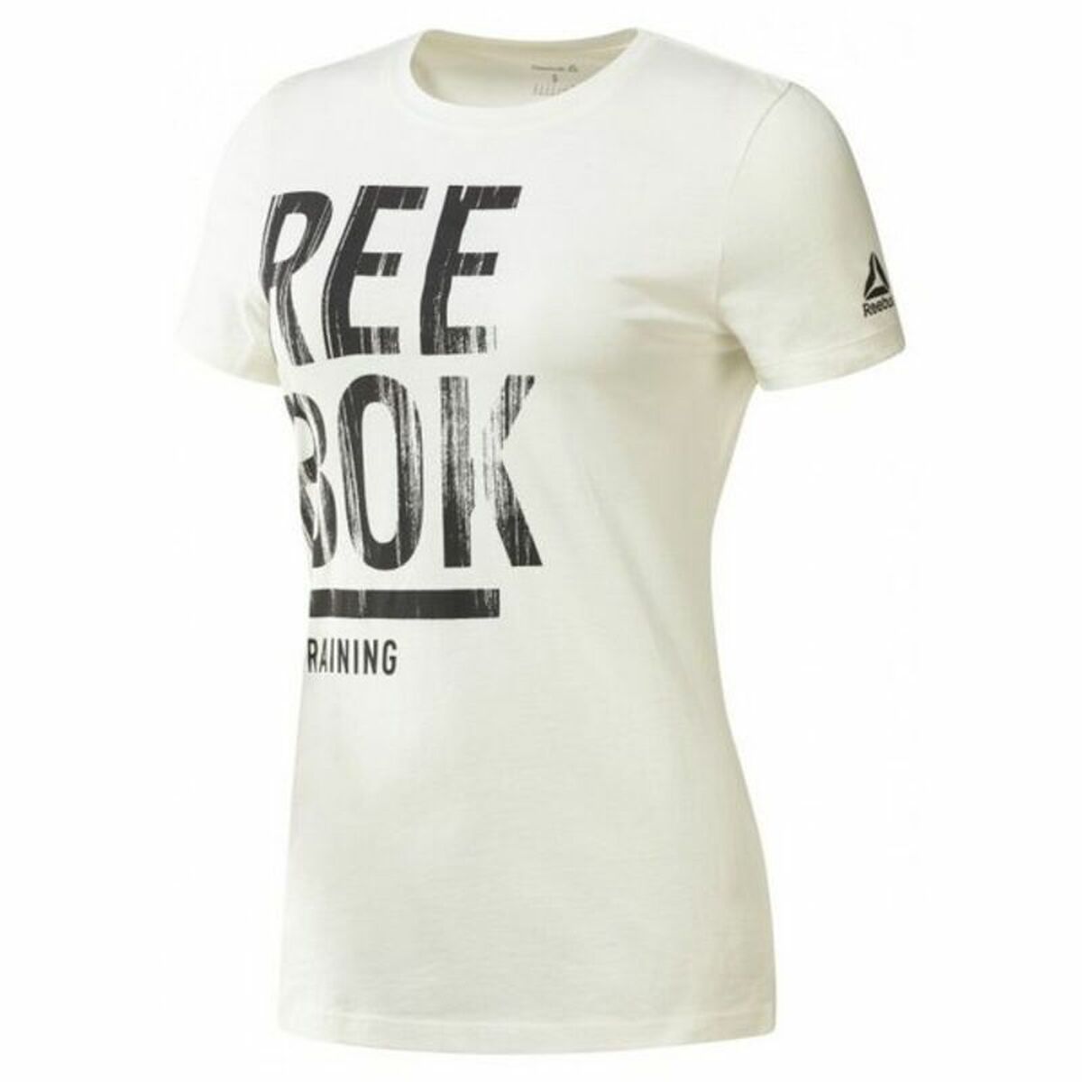 T-shirt med kortärm Dam Reebok Training Split Tee Vit - 16