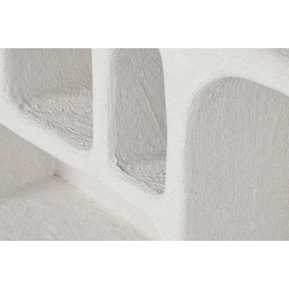 Bokhylla Home ESPRIT Vit Gran Trä MDF 80 x 18 x 48 cm Vägg - 3