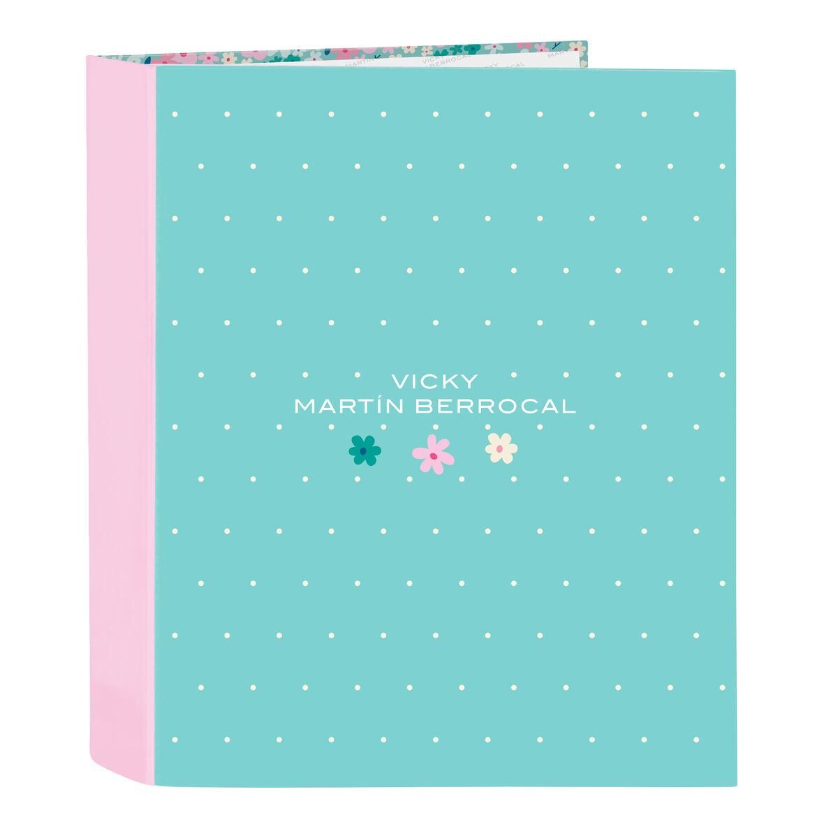 Ringpärm Vicky Martín Berrocal Mint paradise Mint A4 (27 x 33 x 6 cm)