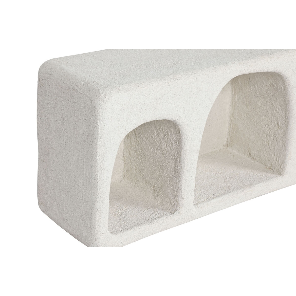 Bokhylla Home ESPRIT Vit Gran Trä MDF 100 x 18 x 30 cm Vägg - 2