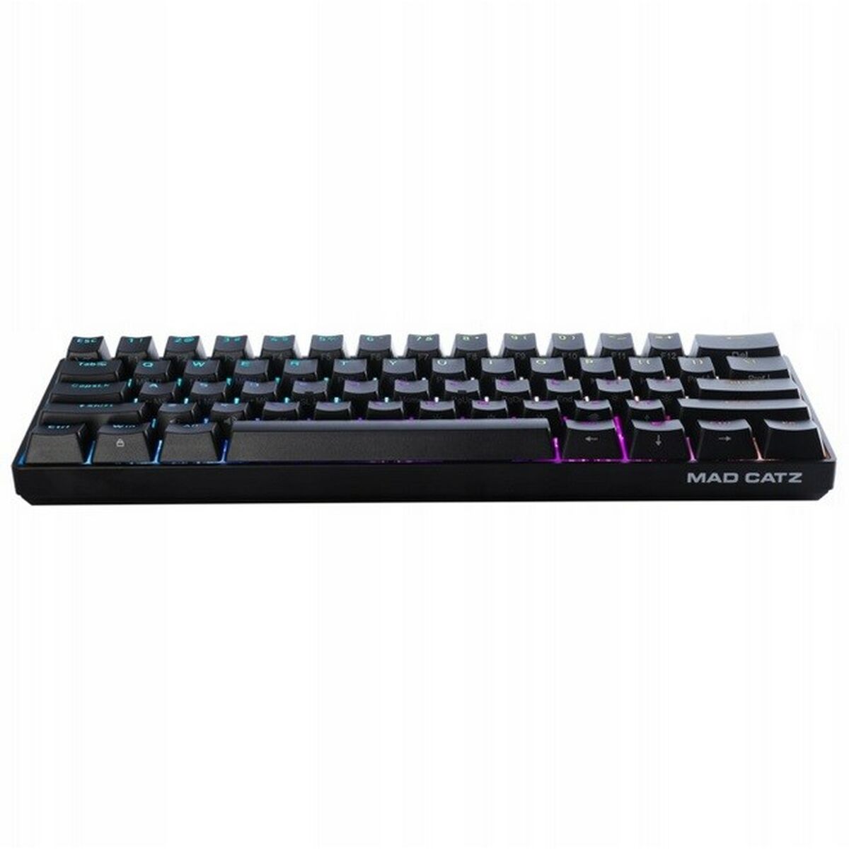 Mekaniskt tangentbord Mad Catz KS63NMUSBL000-0 Svart Multicolour Svartvit - 3