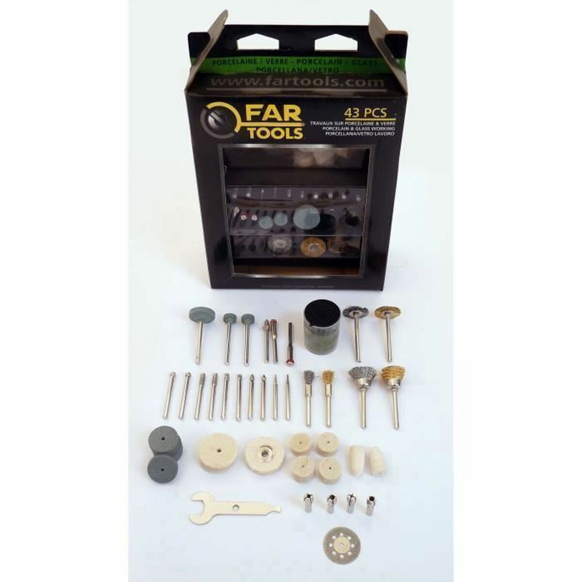 Tillbehörssats Fartools 115842 43 Delar - 2