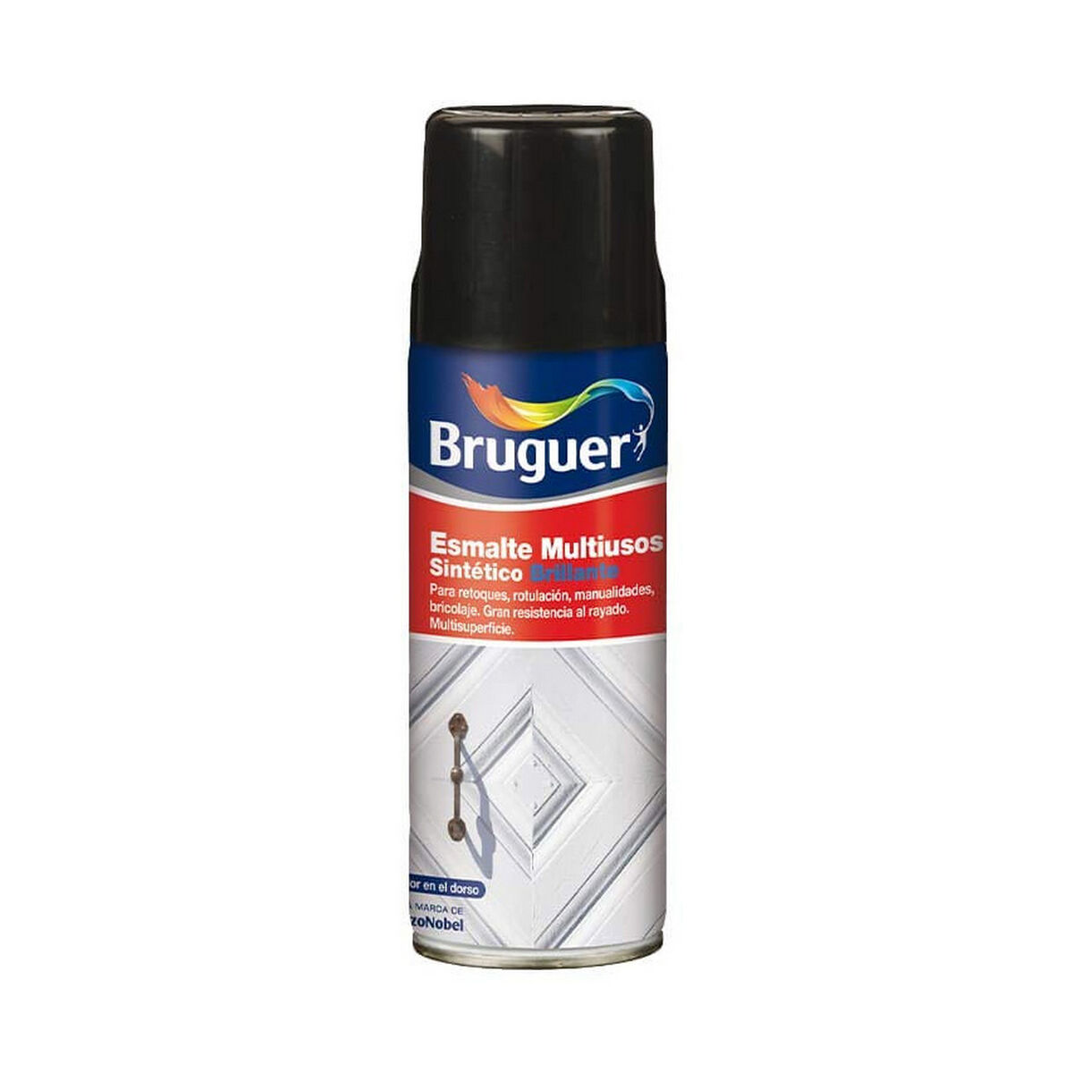 Syntetisk emaljfärg Bruguer 5197992 Spray Flera användningsområden Vit 400 ml Matt