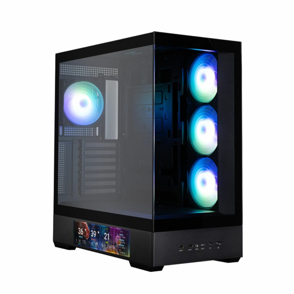ATX Semitorn Zalman P40 DS Svart
