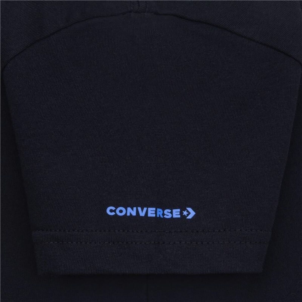 Barn T-shirt med kortärm Converse Sustainable Core Sse Svart - 4