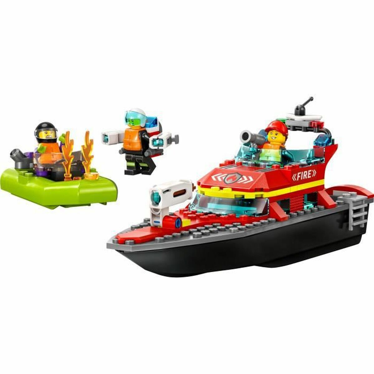 Byggsats Lego City 60373 The firefighters' rescue boat Multicolour 144 Delar - 2
