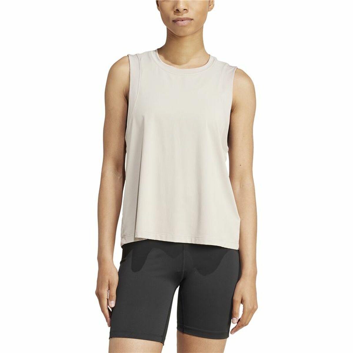 Tanktop, Dam Adidas Studio Beige - 3